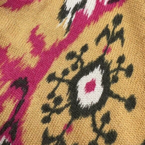 Lucky Brand Asymmetrical Open belted cardigan wool cashmere blend size small - Picture 3 of 4